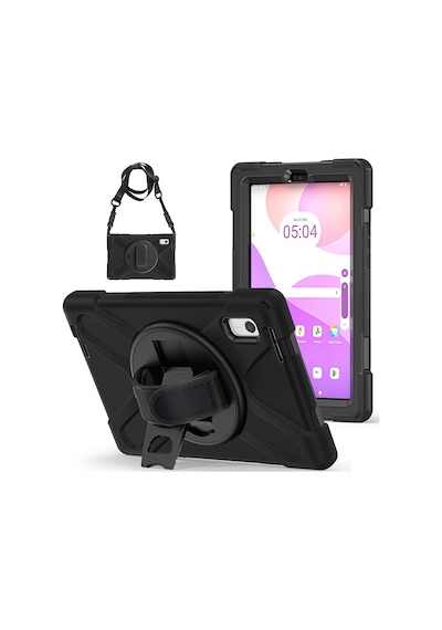 Lenovo Tab M9 Defender Zırhlı Tam Koruma Silikon Kapaklı Kılıf