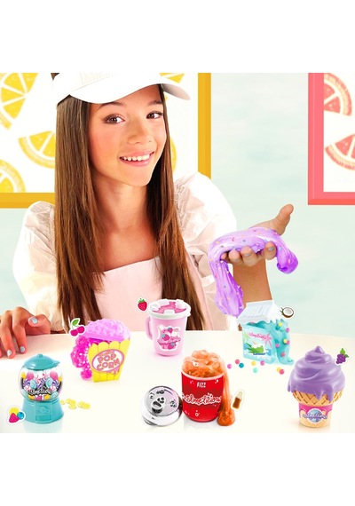 Slime Dıy Kokulu Slime Shaker Dondurma Mor