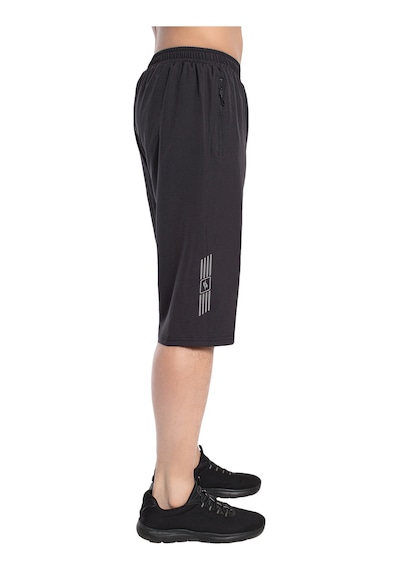 Crozwise 8036-06 Lycra Armüllü Erkek Spor Kapri Antrasit