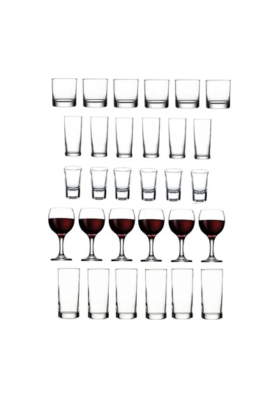 30 Parça Set Istanbul Viski Rakı Shot Votka Ve Şarap Bardağı Seti 1