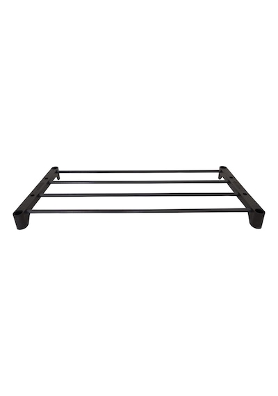 Teno Çok Amaçlı Raf - 4 Katlı Metal Ayakkabılık - Organizer - Kitaplık - Çiçeklik Siyah