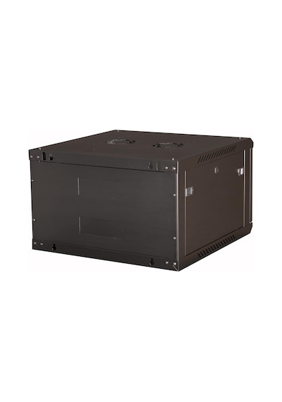 Lande - 6u 19" Duvar Tipi Rack Kabinet Genişlik: 600 Mm Derinlik: 600 Mm Siyah