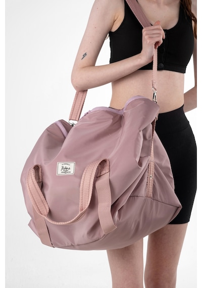 İcone Bag Icone Mat İçin Fermuar Kapamalı Yoga, Pilates, Fitness ,gym Spor Çantası Mavi