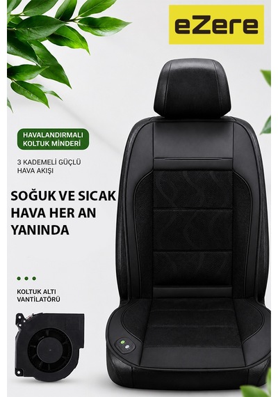 Ezere Coolseat 12v Araç Koltuk Soğutucu Ve Isıtıcı Fanlı Minder 3 Kademeli