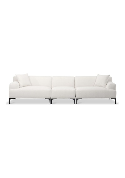 New York Premium Üçlü Modül Koltuk 3l+1+3r , Harmony, Comfort Plus , Ofis Salon Ve Oturma Odası Kırık Beyaz