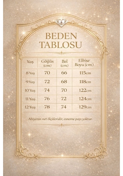 Chaton D'or Kız Çocuk Abiye Krem Manoray Kumaş Çapraz İp Bağlamalı Askı Çiçek Detaylı Uzun Abiye Elbise 8-12 Yaş Chaton D'or Kız Çocuk Abiye Krem Manoray Kumaş Çapraz İp Bağlamalı Askı Çiçek Detaylı Uzun Abiye Elbise 8-12 Yaş
