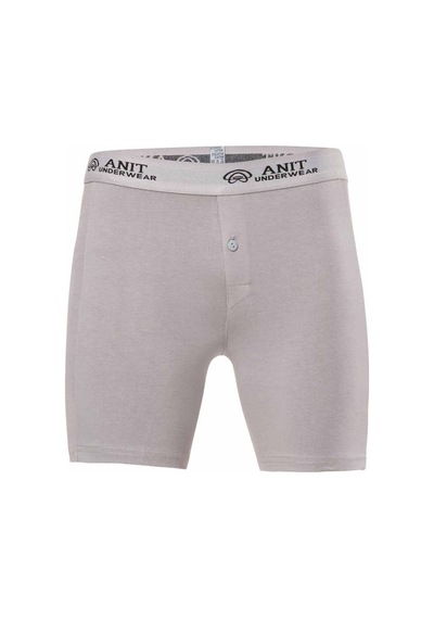 Mbb E-ticaret Likralı Uzun Erkek Boxer Gri - 1114a