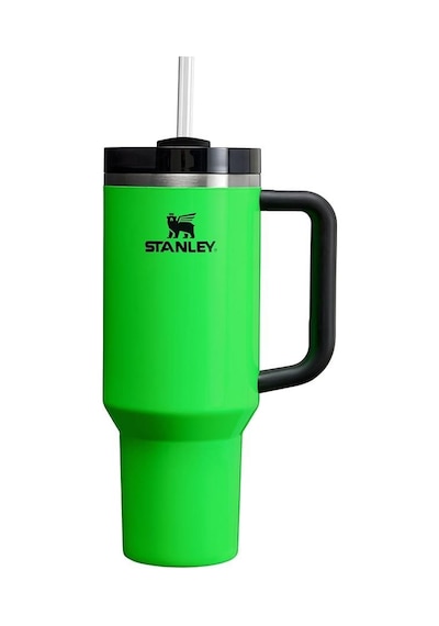 Stanley Quencher Pipetli Termos 1,18 Lt Neon Yeşil Yeşil
