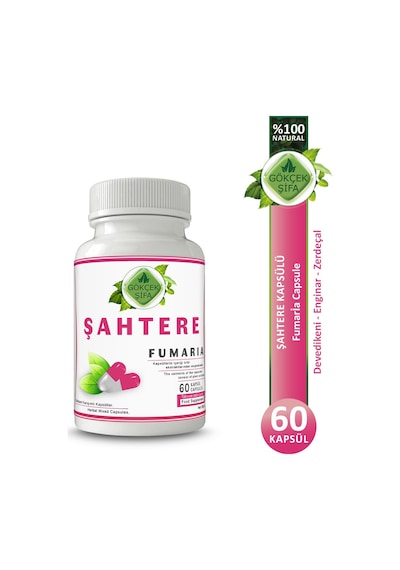 Gökçek Şifa Şahtere (Fumaria Capsule) 60 Kapsül