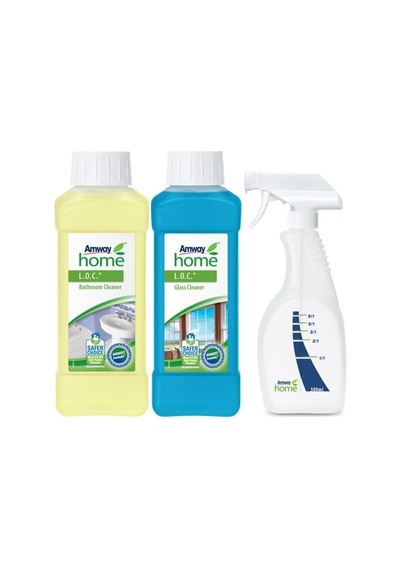 Amway Loc Banyo Temizleyici-Loc Cam Temizleyici-Sprey Tabanca