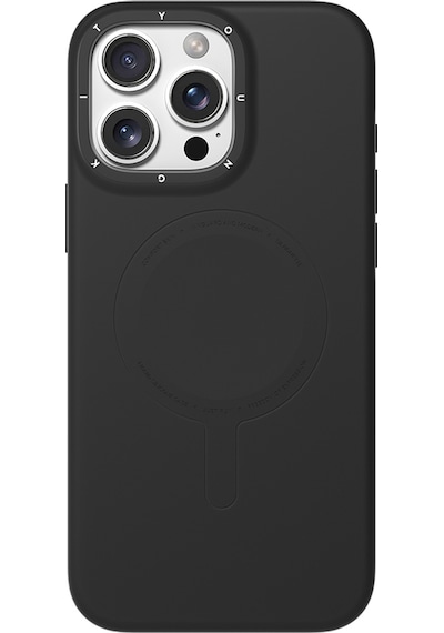 Apple Uyumlu iPhone 16 Pro  Kılıf M-safe Şarj Özellikli Youngkit Morandi Serisi Kapak Siyah Siyah