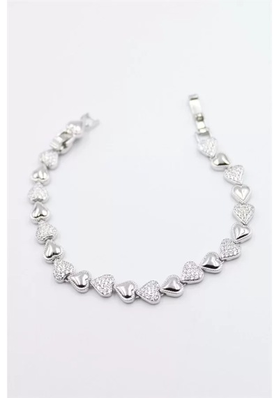 Kalp Xuping Bileklik - Gümüş - 861802306 Gümüş