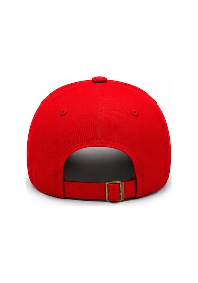 Valkyrie Gold Nakışlı Ayarlanabilir Unisex Baseball Cap Spor Günlük Şapka Kırmızı