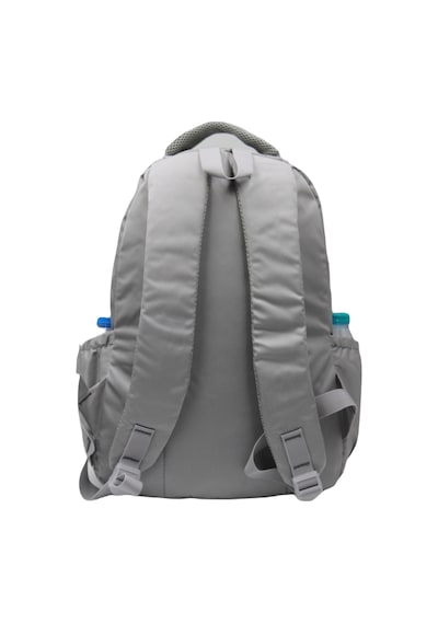 Gri Unisex Okul Çantası Su Geçirmez Kumaş Unisex Okul Sırt Çantası 34600 Gri