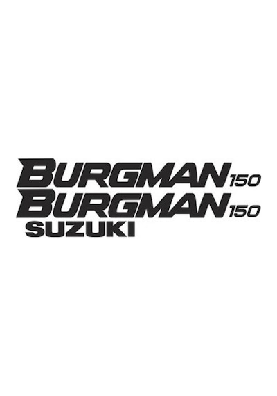 Burgman 150 Sticker Set Suzuki Motor Sticker