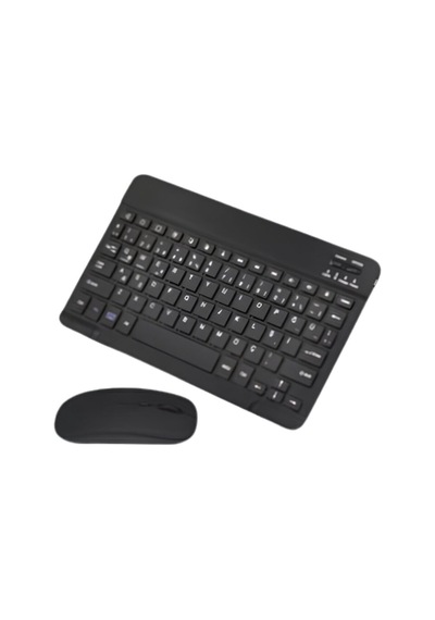 Kablosuz Klavye Ve Mouse Kombosu Bluetooth Uyumlu Sessiz Set - Hs08377756-7086 Renkli