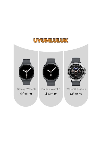 Samsung Galaxy Watch 9 / Watch 8 40mm/44mm Ve Watch 8 Classic 46mm Uyumlu Premium Yumuşak Silikon Spor Kordon - Nefes Alabilen, Konforlu, Suya Dayanıklı, Terletmeyen Kayış Çok Renkli Samsung Galaxy Watch 9 / Watch 8 40mm/44mm Ve Watch 8 Classic 46mm Uyumlu Premium Yumuşak Silikon Spor Kordon - Nefes Alabilen, Konforlu, Suya Dayanıklı, Terletmeyen Kayış Çok Renkli