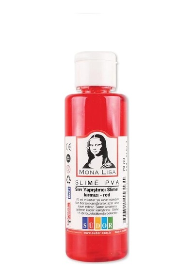 Slime Seti Kırmızı Renk 70 ML Renkli Slaym Südor Sılaym Seti 70 M