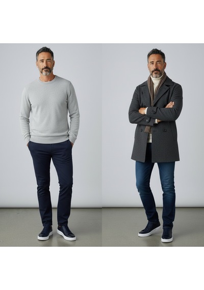Alza %100 Hakiki Deri Erkek Sneaker Günlük Rahat Ve Şık Ayakkabı - Lacivert