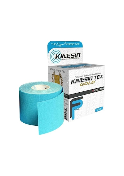 Kinesio Tex Gold Bant Fingerprint Kinesiology Tape 5 CM x 5 M Mavi