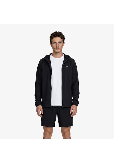 Under Armour Velociti Pro Storm Erkek Siyah Koşu Ceket 6005897
