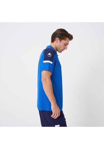 Goal Blue - Lacivert Uhlsport Erkek Polo T-shirt Energy 1101801 Açık Mavi