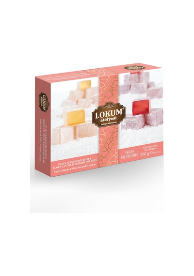 Sade Lokum & Gül Aromalı Lokum 350g