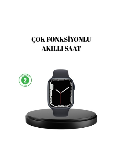 1.9 İnç Akıllı Saat - Bluetooth 5.0, Kablosuz Şarjlı, Ip68 Su Geçirmez Akıllı Saat