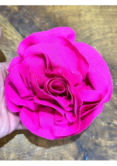 12 x 12 CM Kabartma Çiçek Broş Yaka İğnesi Giyim Aksesuarı Pembe