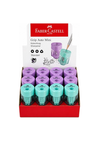 Faber-castell Grip Auto Mini Kalemtıraş Pastel