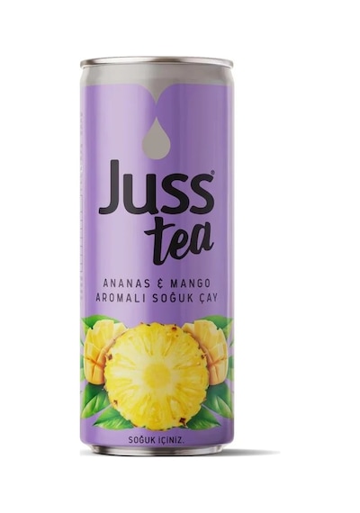 Juss Mango Ananas Aromalı 250 Ml Buzlu Çay X24