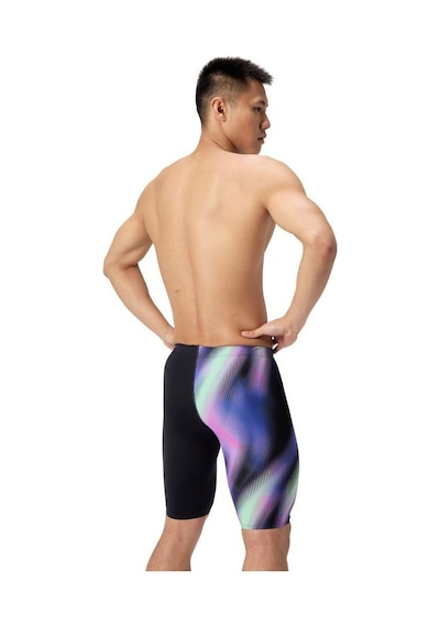 Speedo Ml One Leg Printed Jammer Erkek Yüzücü Mayosu Siyah