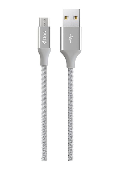 Ttec 2DK11G Gümüş Alumi Cable Mıkro USB Şarj Kablosu