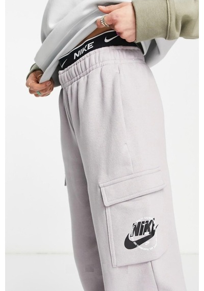 Nike Sportswear Graphic Fleece Cargo Womens Pant Kadın Eşofman Altı Lila Lila
