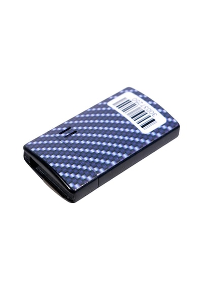 Black Martin Tek Torch Pürmüz Karbon Desenli Mavi Puro Çakmağı - Tr9283
