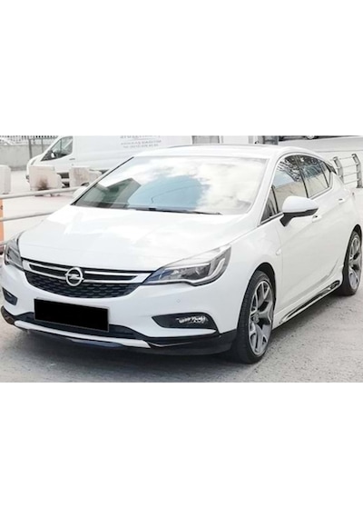 Opel Astra K Twin Ön Flap Ön Tampon Flap 2015+ P Black , Abs Plastik
