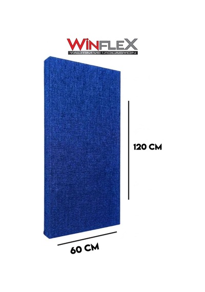 Akustik Kumaş Kaplı Panel-60x120cm Mavi