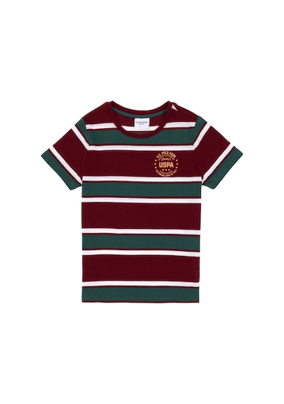 U.s. Polo Assn. Erkek Çocuk Bordo Tişört Basic 50295559-vr014 Bordo
