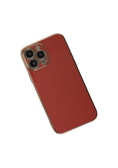 Apple iPhone Uyumlu - 14 Pro Kılıf Volet Silikon - Kırmızı