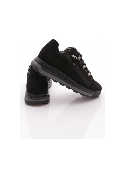 Dgn 5653 Erkek Bağcikli Sneakers Ayakkabi Siyah