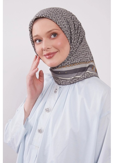 Levidor Royal Eşarp Kemer Desen Gri