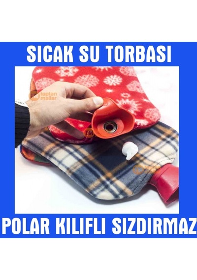 Termafor Polar Kılıflı Sıcak El Ayak Su Torbası 10 Adet