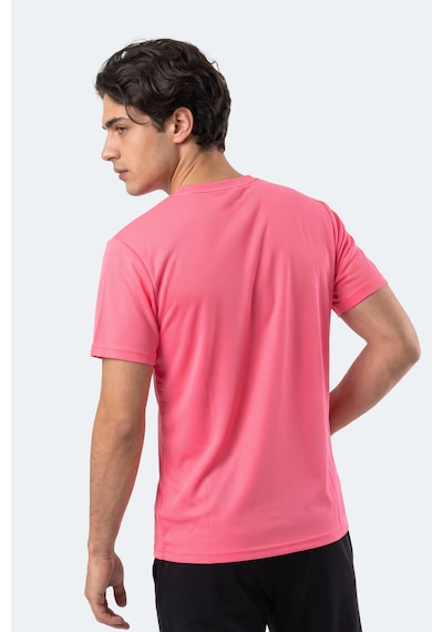 Slazenger Haunted I Erkek Neon Pembe Tişört