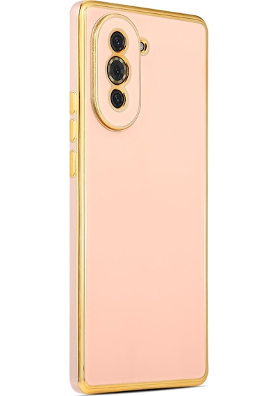 Goocamp Huawei Nova 10 Pro Kılıf Bark Kapak - Rose Gold Rose Gold