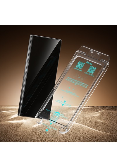 Galaxy Z Fold 8 Ultra Uyumlu Benks Glass Warrior Ar Cam Ekran Koruyucu Uygulama Aparatlı Şeffaf