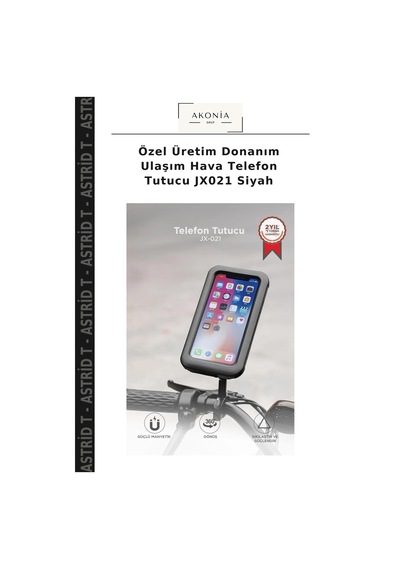 Özel Üretim Donanım Ulaşım Hava Telefon Tutucu Jx021 Siyah