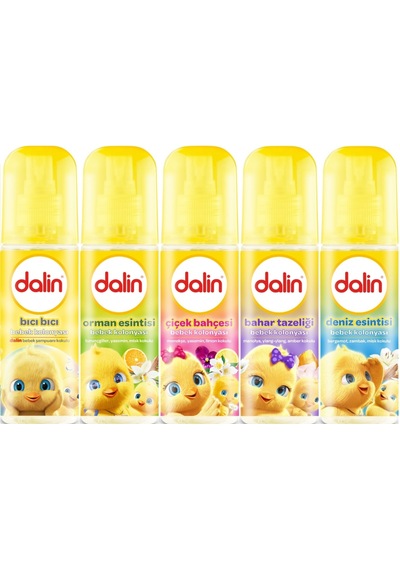 Dalin Bebek Kolonyası 150 Ml Karma - 5'Li Set