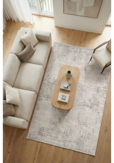Florance Modern Salon Halısı Geniş Ölçü, Pet Dostu, Yumuşak Dokulu, Kolay Temizlenen, Özel Kesim Gri