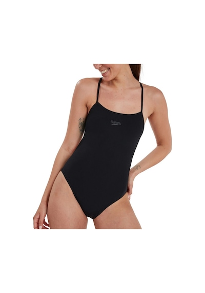 Speedo Kadın Yüzücü Mayosu Eco End+ Tsrp Af Blk 8-135390001 Yzm Siyah