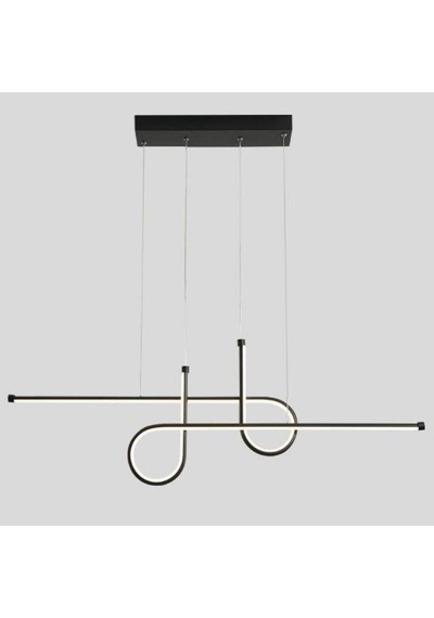 Haldizen / 120 Cm / Sarkıt Avize / Antrasit Gövde / 3 Renk Işık Antrasit